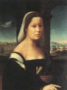 BUGIARDINI, Giuliano Portrait of a Woman, called The Nun Sweden oil painting reproduction